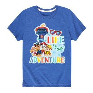 Boys' - Paw Patrol - Life Is An Adventure Short Sleeve Graphic T-Shirt - 1 of 4