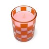3.5oz Checkered Glass Candle with Color Wax Cardamom Chai Cupcake - Bullseye's Playground™ - 2 of 3