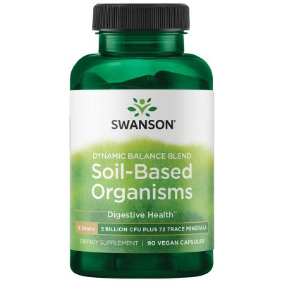 Swanson Dynamic Balanced Blend Soil-Based Organisms 5 Billion Cfu 90 Veg Capsules.