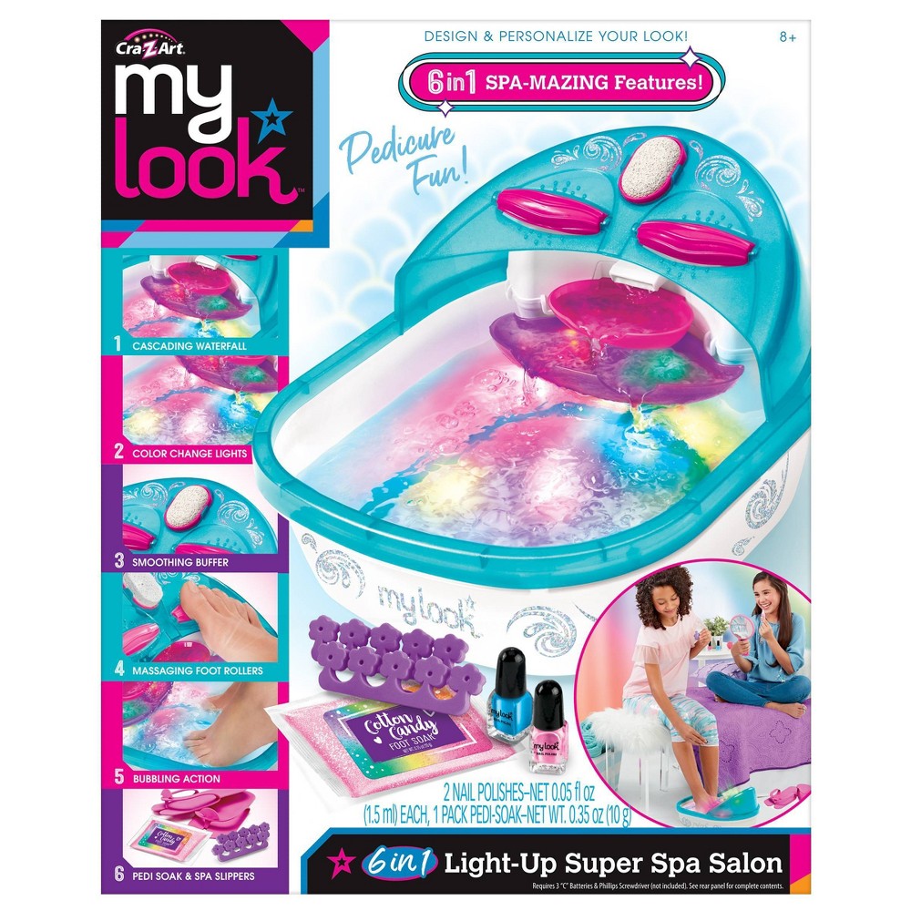 MY LOOK 6-in-1 Light-Up Super Spa Salon Activity Kit