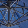 Syemin Patio Umbrella, Garden Table Umbrella with Button Tilt, Crank and Stable Umbrella Base for Patio, Garden, Yard, Blue, 116"*116"*102" - 4 of 4