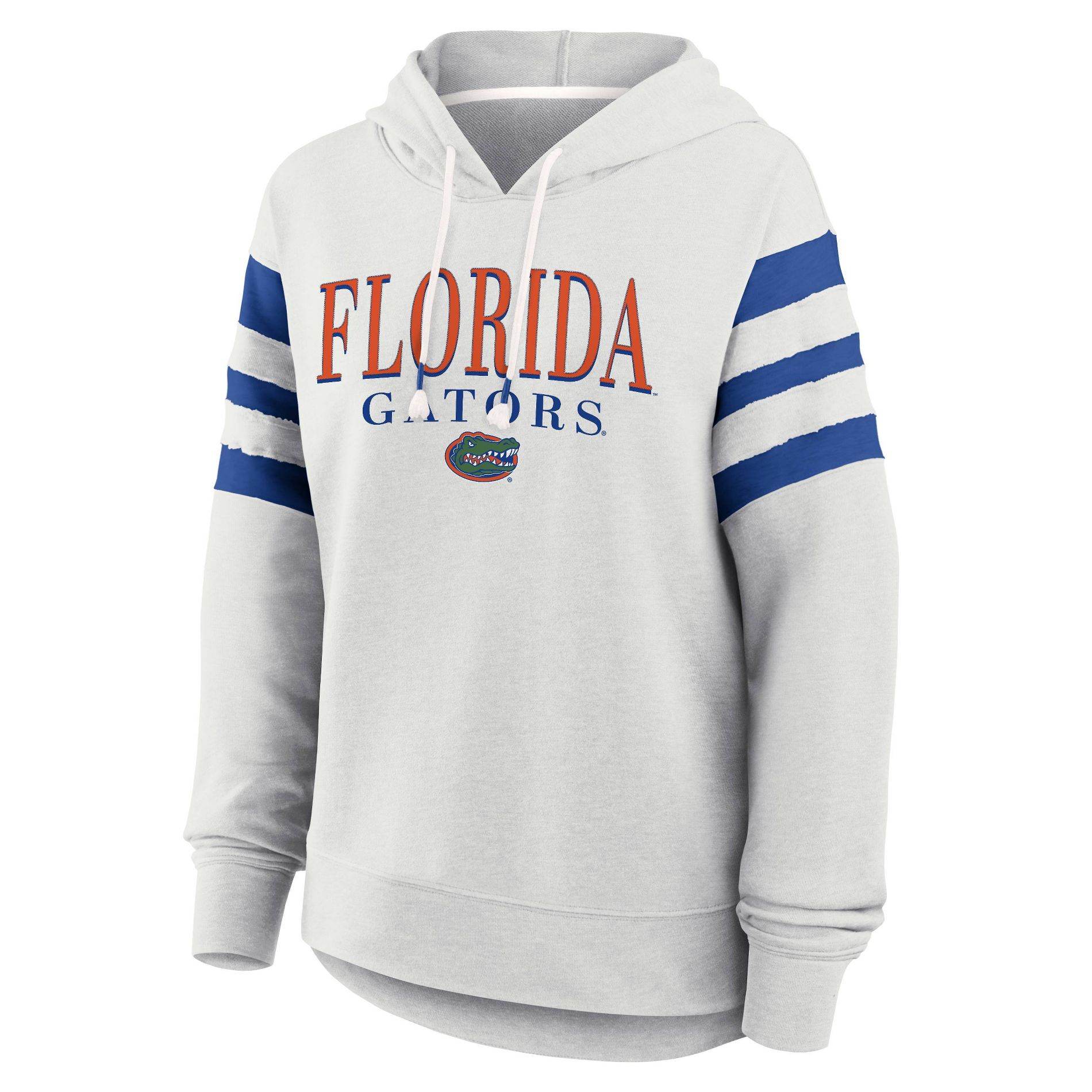 NCAA Florida Gators Women's Gray Fashion Hooded Sweatshirt - S