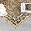 TackView Washable   Trellis Vintage Indoor Soft Anti-Slip Carpet Boho Floral Distressed Aesthetic Foldable Thin - 4 of 4