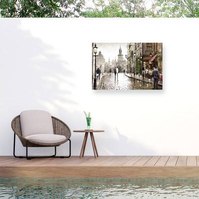 Trademark Fine Art - The Macneil Studio Cafe Milano Matted Framed Art