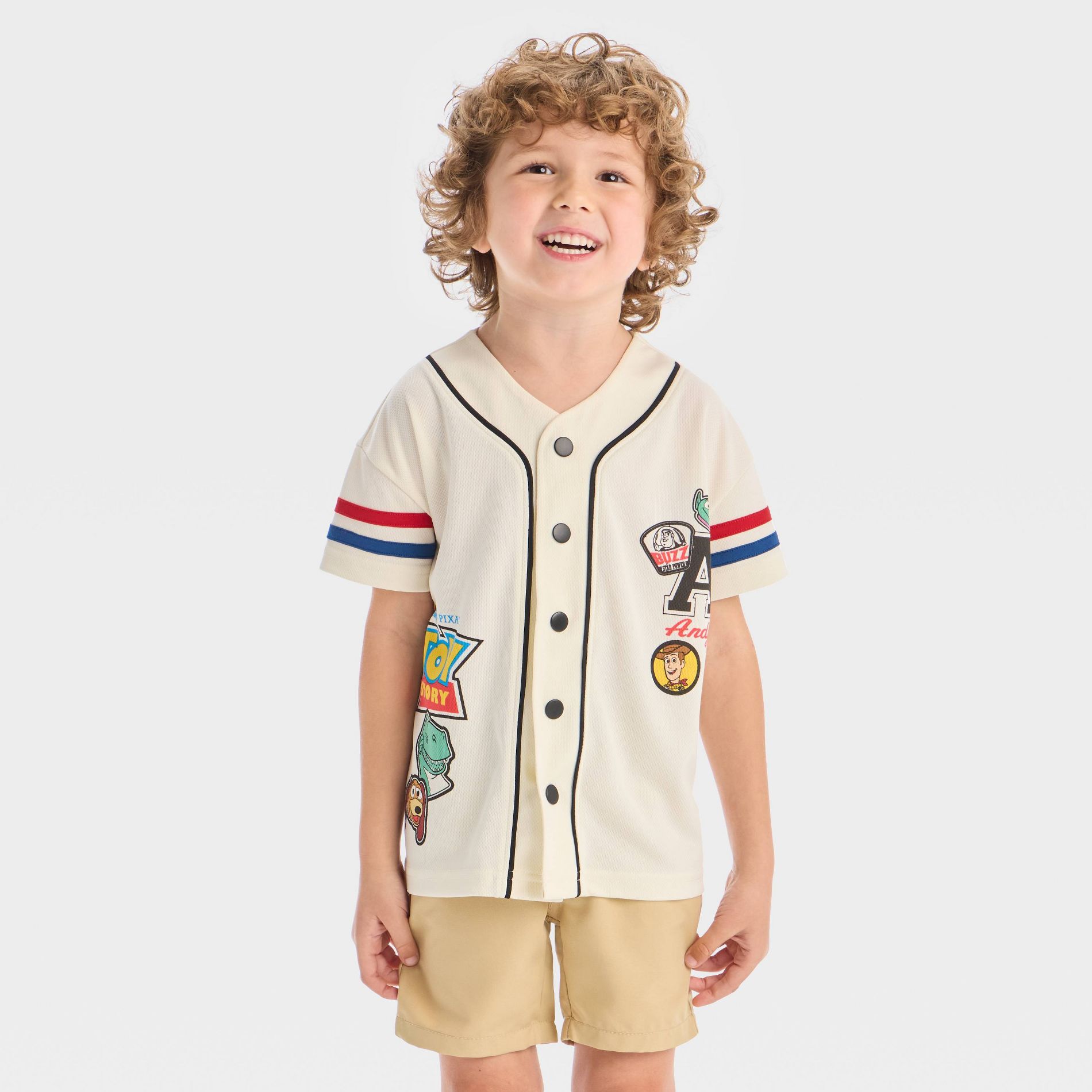 Toddler Boys' Disney Toy Story Jersey - Ivory