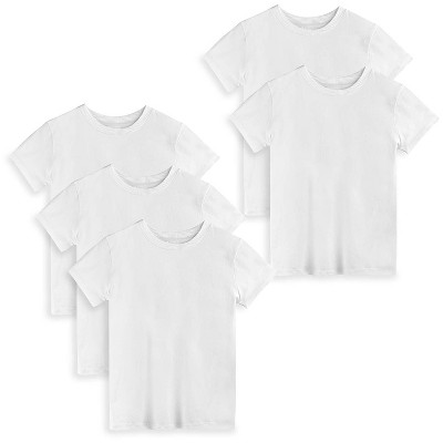 Mightly Boys & Girls 5pk Fair Trade Organic Cotton Classic Fit Tees