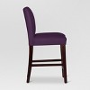 Skyline Furniture 25" Velvet Parsons Counter Height Barstool Wood - 3 of 4