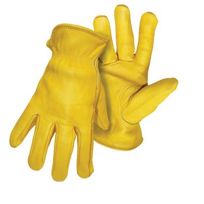 Boss Men's Indoor/Outdoor Driver Gloves Yellow XL 1 pair