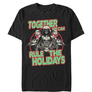 Men's Star Wars Christmas Dark Side Rulers T-Shirt - 1 of 4