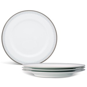Noritake Silver Colonnade Set of 4 Dinner Plates - 1 of 4
