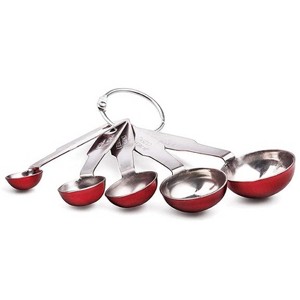 YBM Home 5-Piece Stainless Steel Stackable Measuring Spoons, Measurement Dry or Liquid Ingredients, For Cooking & Baking - 1 of 3