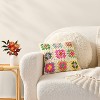 Summer Craft Granny Square Throw Pillow Crochet Kit- Mondo Llama™ - 2 of 4