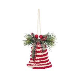 Gallerie II Macrame Stripes Bell Christmas Tree Ornament - 1 of 2