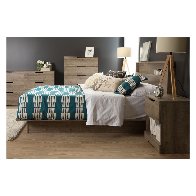 Holland Platform Bed with Drawer - South Shore, 4 of 8
