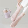 Anna-Kaci Womens Lightweight Breathable Crew Socks 4-Pack Delicate Knit Pattern Soft Stretch Comfort Fit - 2 of 4