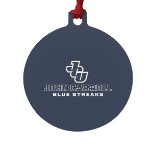 John Carroll University Blue Streaks Logo Aluminum Holiday Christmas Tree Ornament - 1 of 4