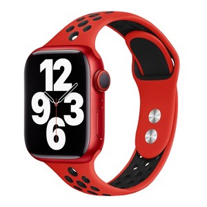 HTUTWOOO Compatible with Apple Watch Band 45mm 44mm 46mm 42mm 49mm Ultra 2,Soft Silicone Sport Bands Wristband Replacement Strap for iWatch SE Series - 1 of 4
