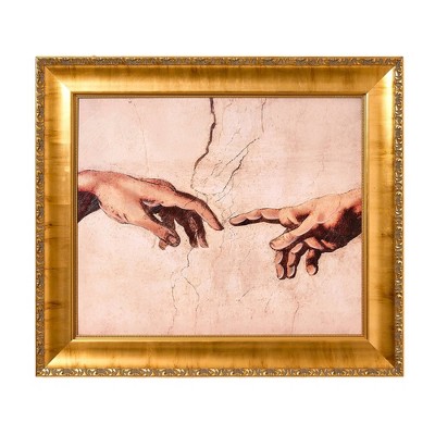 Vincent Van Gogh Ornate Gold Framed Canvas Print 30.62" x 26.75"