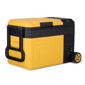 Newair 25 Qt. Jobsite Cooler Car Refrigerator Battery Powered 18/20V Dewalt/Milwaukee/Bosch/Makita Battery 12/24V Mini Fridge for Car, Camping - 1 of 4