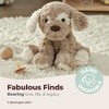 Bearington Beige and Brown Dog 11 Inch Stuffed Dog - Puppy Stuffed Animal - Plush Dog, For Ages 1-14 - 2 of 4