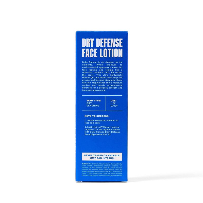 Duke Cannon Supply Co. Dry Defense Face Lotion - 3 fl oz, 6 of 10