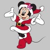 Juniors Minnie Mouse Happy Christmas Red Dress T Shirt - 2 of 4