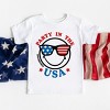 The Juniper Shop SmileyWorld Party in the USA Smiley Face Youth Short Sleeve Tee - 3 of 4