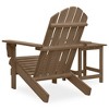 vidaXL Patio Adirondack Chair with Table Solid Fir Wood Brown - 4 of 4