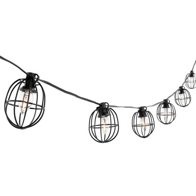 Garnet Led Outdoor String Ligh - Black - Safavieh..
