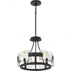 Quoizel Lighting Stratum 4 - Light Semi-Flush Mount in  Royal Ebony - 3 of 4