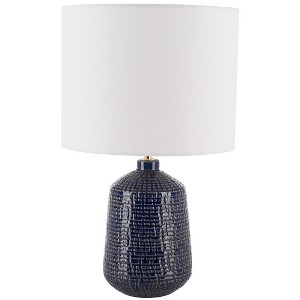 Orrick Table Lamp - 19.25 Inch Height - TBL9003 - Navy - Safavieh - 1 of 4