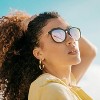 WMP Eyewear Metal Temple Round Polarized Sunglasses - 4 of 4
