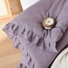 BAGOKIE 3 Piece Ruffle Comforter Set for All Season - 4 of 4