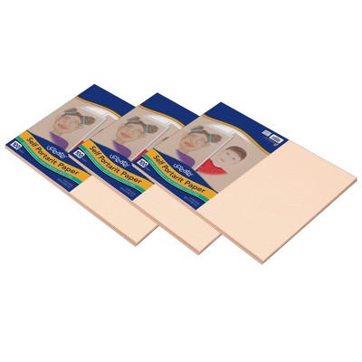 UCreate® Self Portrait Paper, Light Almond, 12" x 18", 100 Sheets Per Pack, 3 Packs