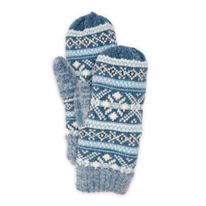 MUK LUKS Women's Chenille Eyelash Mix Mitten - 1 of 2