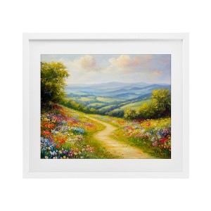 Stupell Industries Bright and Sunny Wildflowers Framed Print Under Glass - 1 of 4