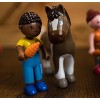 HABA Little Friends Erik - 4" Black Boy Dollhouse Toy Figure - 4 of 4