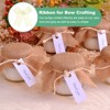 Unique Bargains Burlap Wired Edge Durable Thick Fabric Ribbons for DIY Crafts 1 Pc - 4 of 4