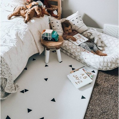 Little Bot Reversible Gray and White Foam Play Mat