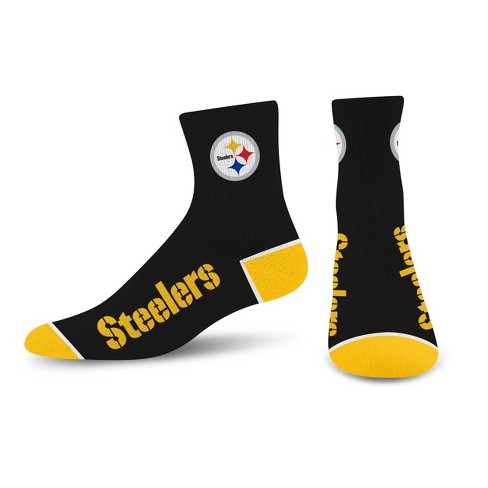 NFL Pittsburgh Steelers Around the Bend Quarter Socks - image 1 of 3