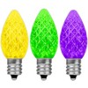 Novelty Lights C7 LED Faceted Christmas Replacement Bulbs Dimmable 25 Pack - 4 of 4