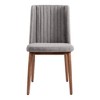 Armen Living,Wade Mid-Century Dining Chair in Walnut Finish and Gray Fabric - Set of 2 - 2 of 4