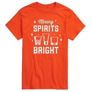 Men's - Instant Message - Christmas Mixing Spirits Bright Short Sleeve Graphic T-Shirt - 1 of 4