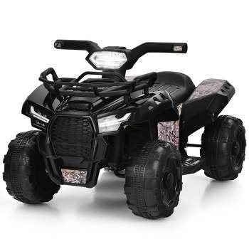 Costway 6V Kids ATV Quad Electric Ride On Car Toy Toddler with LED Light MP3