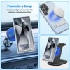 HANPURE 6.8" Magnetic Phone Case for S24 Ultra Case MagSafe Phone Case Protector Cover Shockproof - Andriod Case with Stand - 2 of 4