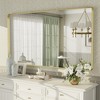 Apmir Rectangular Aluminum Alloy Framed and Tempered Glass Wall Bathroom Vanity Mirror in Matte Black/ Gold/ Silver/ Brown - 4 of 4