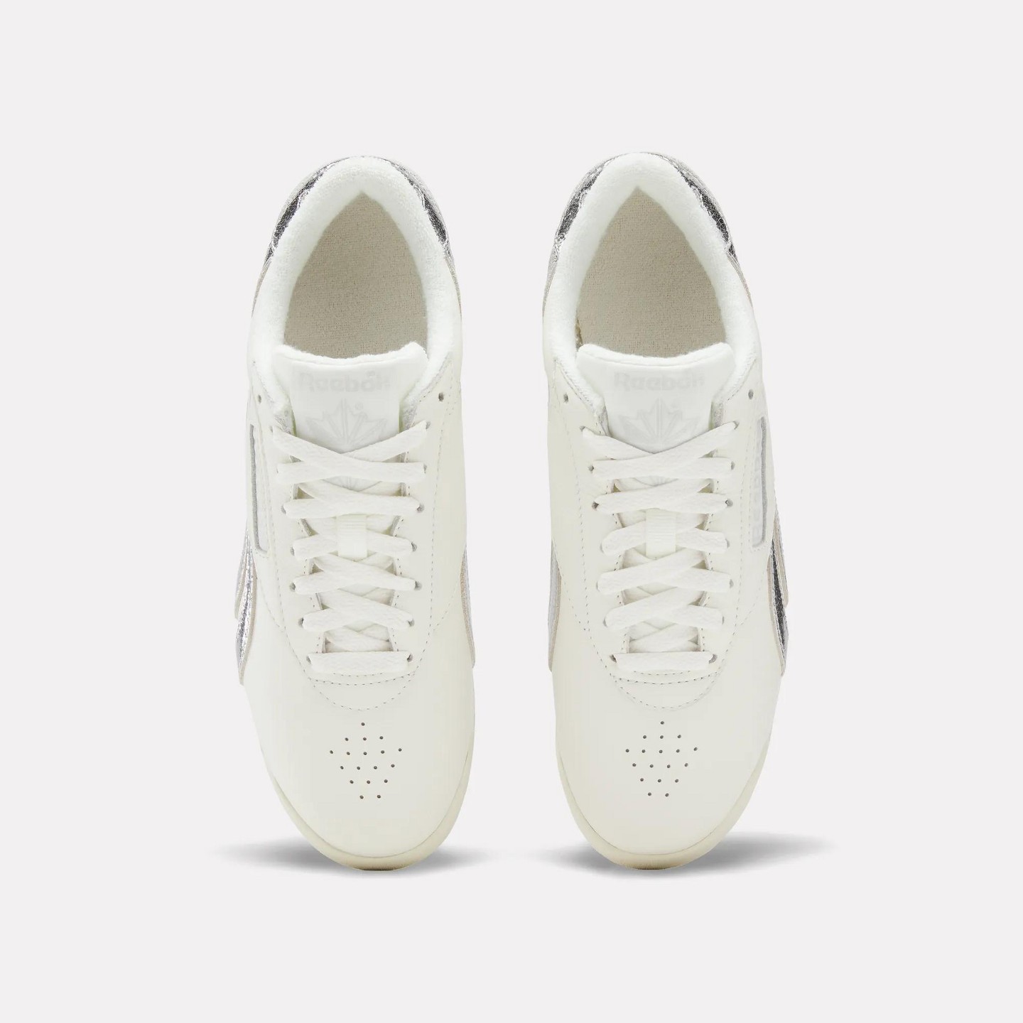 Женские кроссовки Reebok Freestyle Lo Shoes Size 6.5 CHALK/SILVERMETALLIC/VINTAGECHALK — фото 2