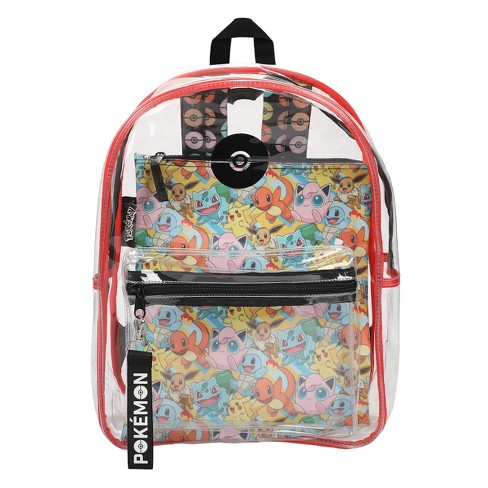 Pokemon Multi Character Aop Adult 17 Backpack With Removable Laptop Pouch Target