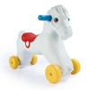 Dolu Wheeled Rocking Horse 2 in 1 Toddlers Ride On Toy and Removable Sled, White - 4 of 4