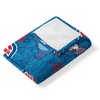 MLB Strike Stitch Hugger Pillow & Silk Touch Throw Blanket Set 40x50 Inches - 4 of 4